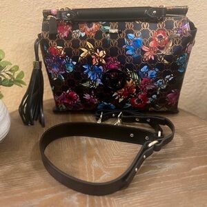 Valentino By Mario Valentino Multicolor Floral Shoulder/Crossbody Bag